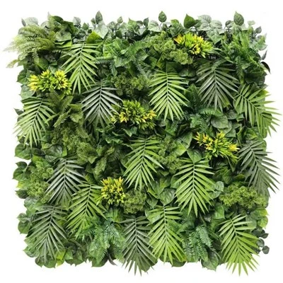 Kutuluka kwa Maluwa ku Hawaii Kumamera Okhazikika Munda Wobiriwira Wall Panel 40×40in 11 SQ FT - UV Resistant - Gulu Lazamalonda